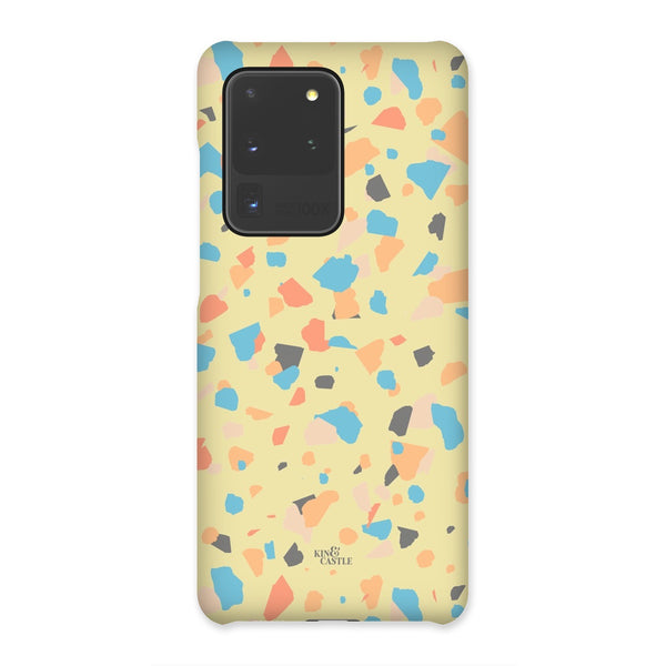 Yellow, Peach & Blue Terrazzo Snap Phone Case