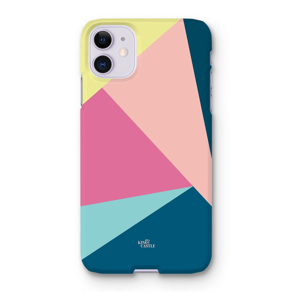 Pastel Triangles Snap Phone Case