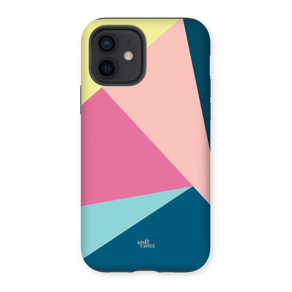 Pastel Triangles Tough Phone Case