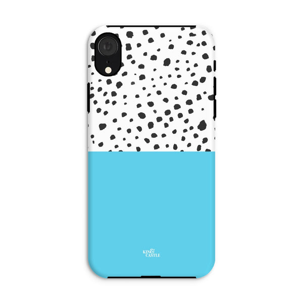Blue & Graphite Animal Spots Tough Phone Case