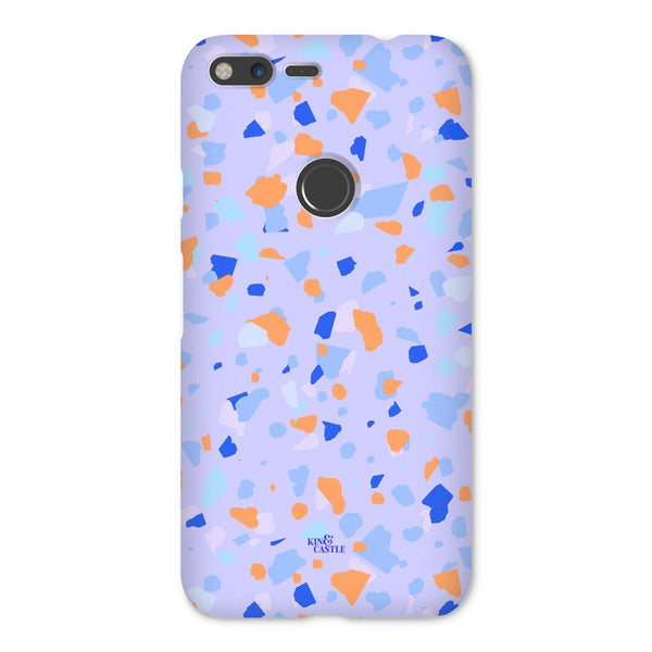Blue & Orange Terrazzo Snap Phone Case