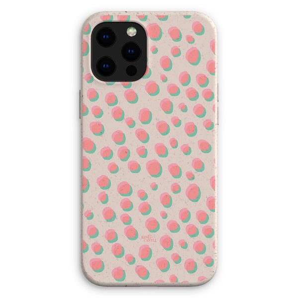 Coral & Mint Pastel Dots Eco Phone Case