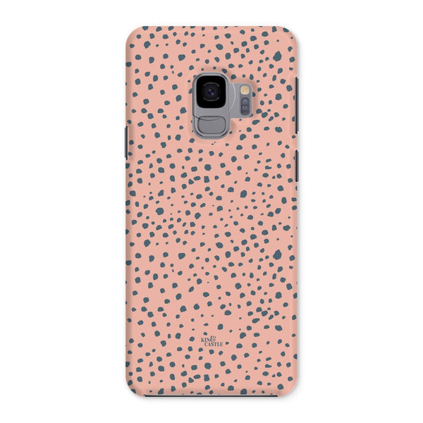 Pink & Grey Animal Spots Snap Phone Case
