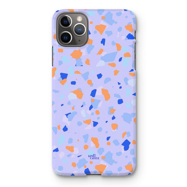 Blue & Orange Terrazzo Snap Phone Case