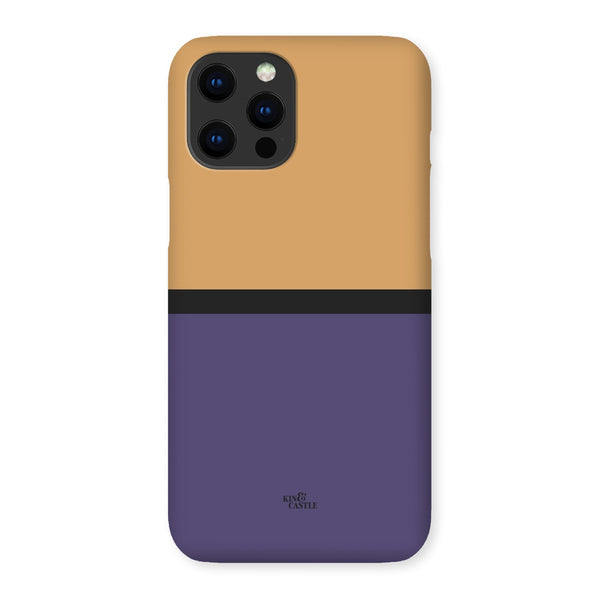 Sand & Purple Duo Snap Phone Case