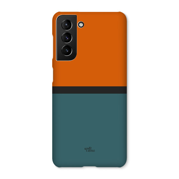 Rust & Teal Duo Snap Phone Case