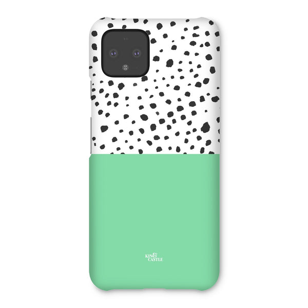 Mint & Graphite Animal Spots Snap Phone Case