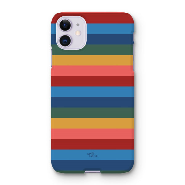 Retro Rainbow Snap Phone Case