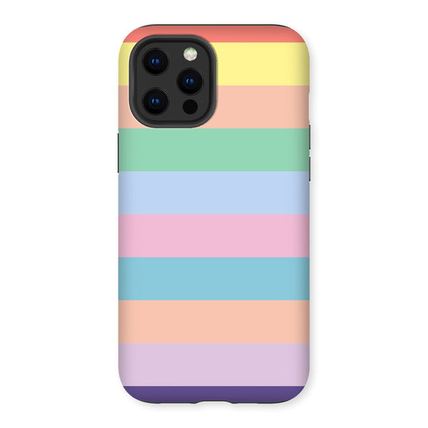 Pastel Stripe Tough Phone Case