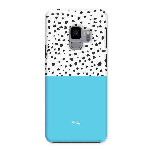 Blue & Graphite Animal Spots Snap Phone Case