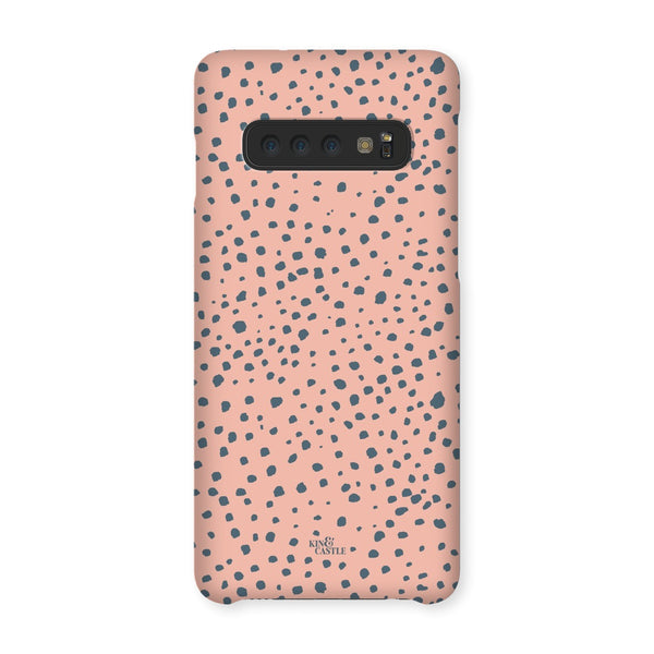 Pink & Grey Animal Spots Snap Phone Case