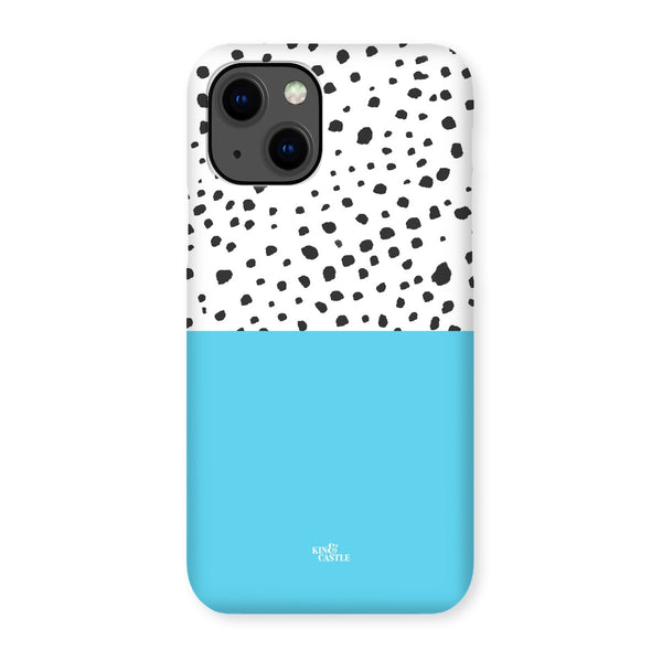 Blue & Graphite Animal Spots Snap Phone Case