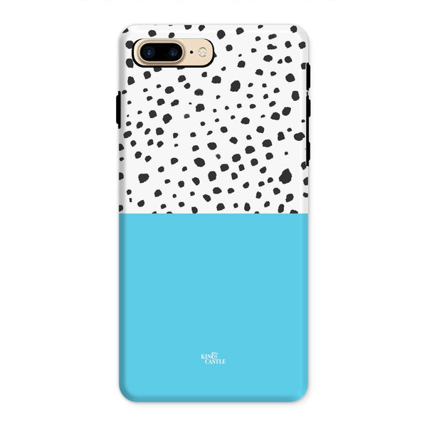 Blue & Graphite Animal Spots Tough Phone Case