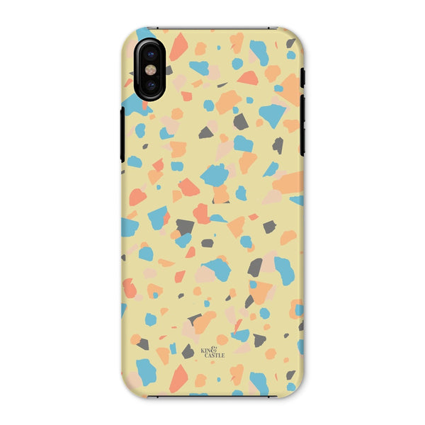 Yellow, Peach & Blue Terrazzo Snap Phone Case