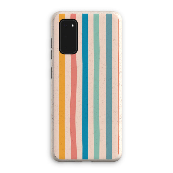 Earth Tones Stripe Eco Phone Case