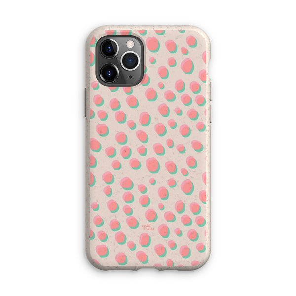 Coral & Mint Pastel Dots Eco Phone Case