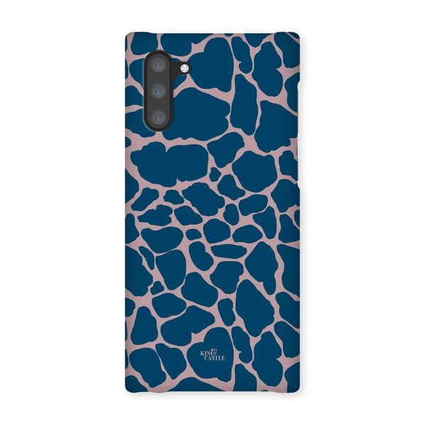Pink & Blue Giraffe Print Snap Phone Case