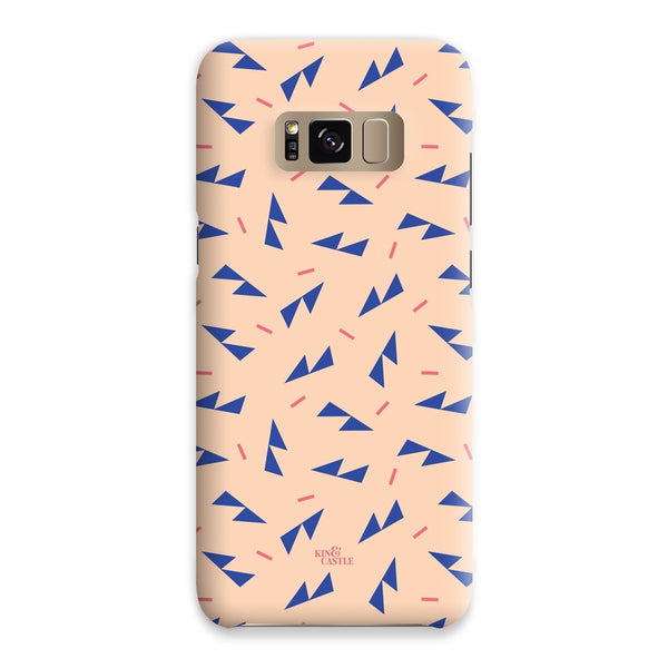 Blue Ditzy Triangles Snap Phone Case