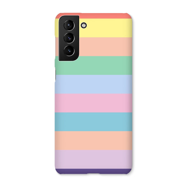 Pastel Stripe Snap Phone Case