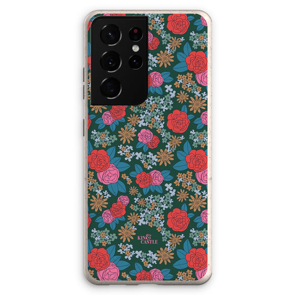 Pink & Red Garden Eco Phone Case