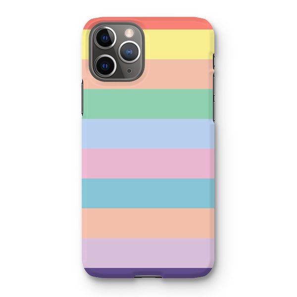 Pastel Stripe Snap Phone Case