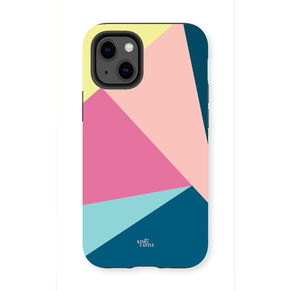 Pastel Triangles Tough Phone Case