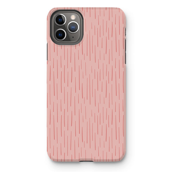 Rose Pink Dash Tough Phone Case