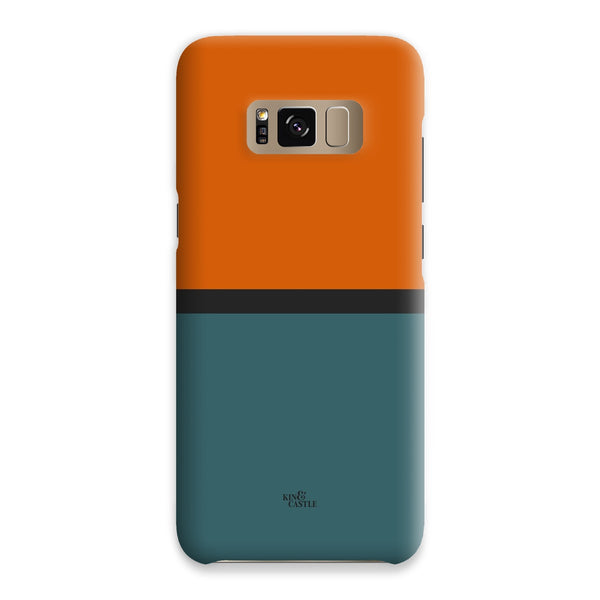 Rust & Teal Duo Snap Phone Case