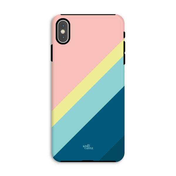 Pastels Geometric Stripe Tough Phone Case