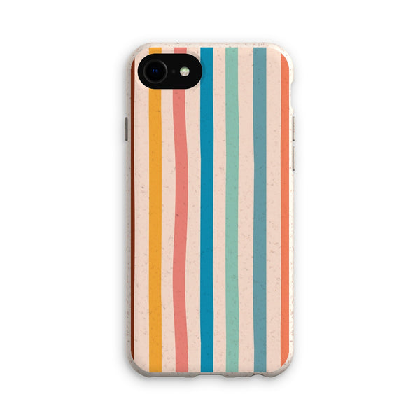 Earth Tones Stripe Eco Phone Case