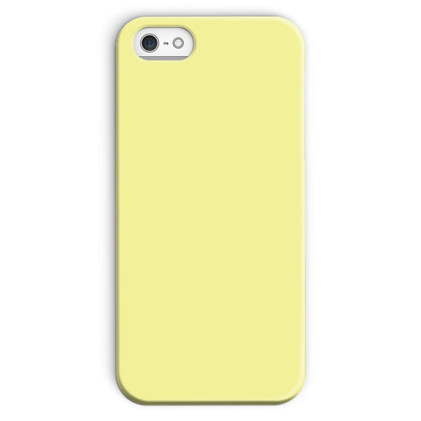 Lemon Yellow Snap Phone Case