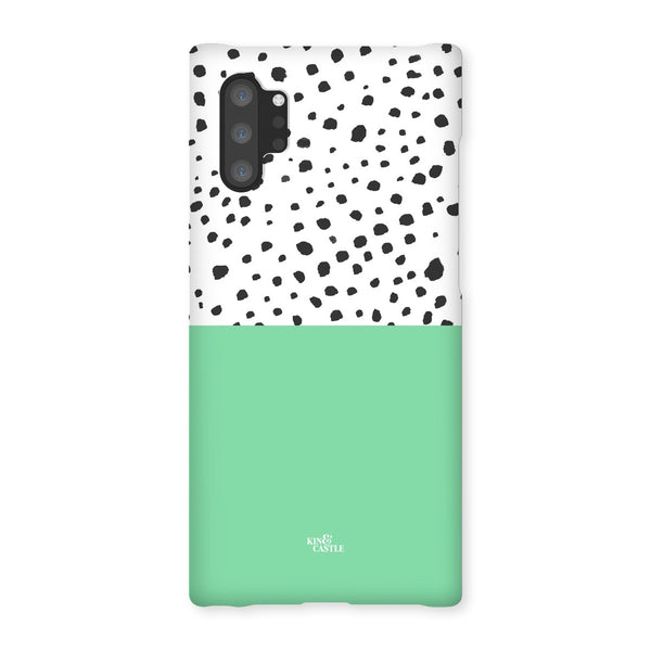 Mint & Graphite Animal Spots Snap Phone Case
