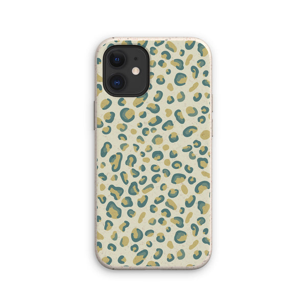 Mint Green Leopard Print Eco Phone Case