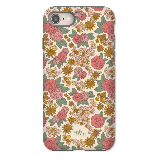 Pink & Rose Garden Tough Phone Case