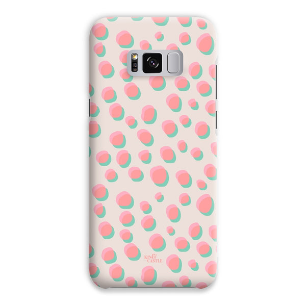 Coral & Mint Pastel Dots Snap Phone Case