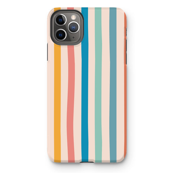 Earth Tones Stripe Tough Phone Case