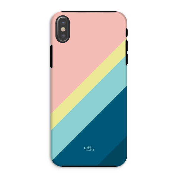 Pastels Geometric Stripe Tough Phone Case