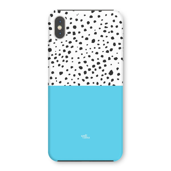 Blue & Graphite Animal Spots Snap Phone Case