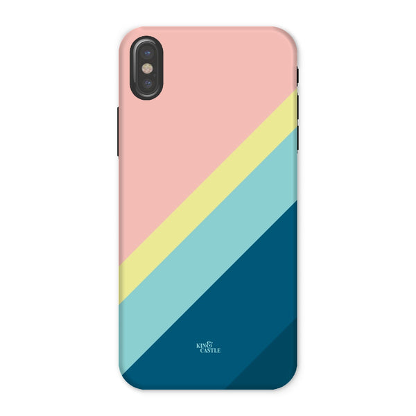 Pastels Geometric Stripe Tough Phone Case