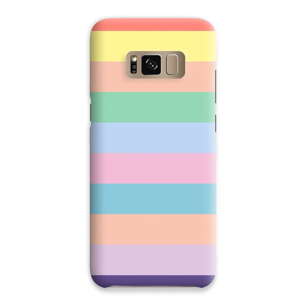 Pastel Stripe Snap Phone Case