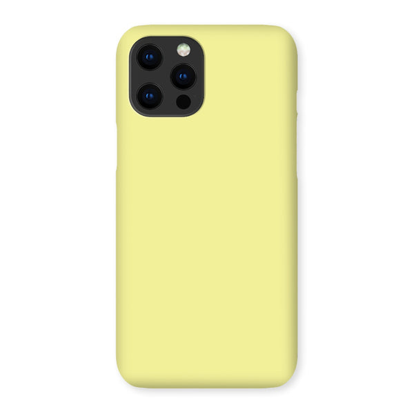 Lemon Yellow Snap Phone Case