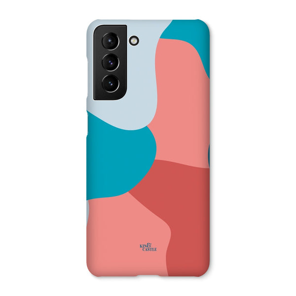 Blue, Red & Pink Abstract Snap Phone Case