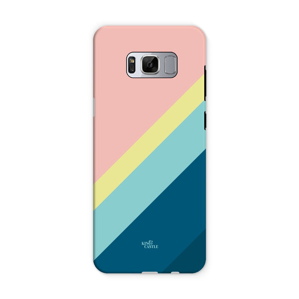 Pastels Geometric Stripe Tough Phone Case