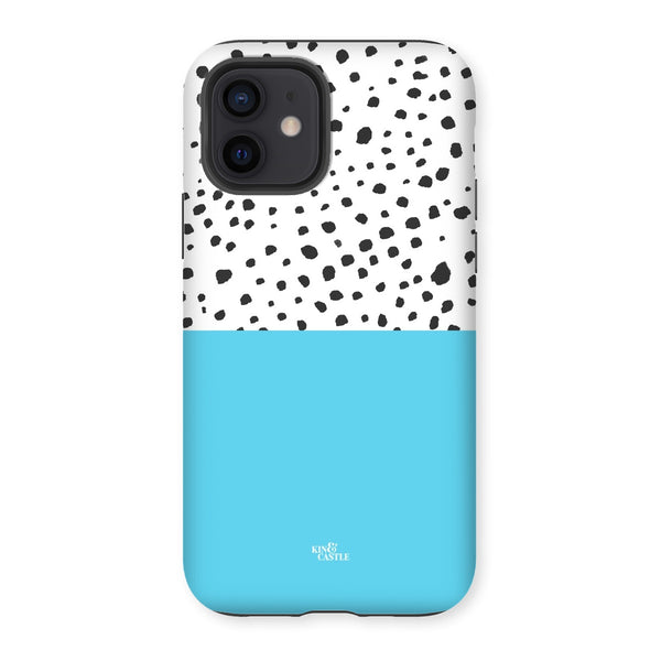 Blue & Graphite Animal Spots Tough Phone Case