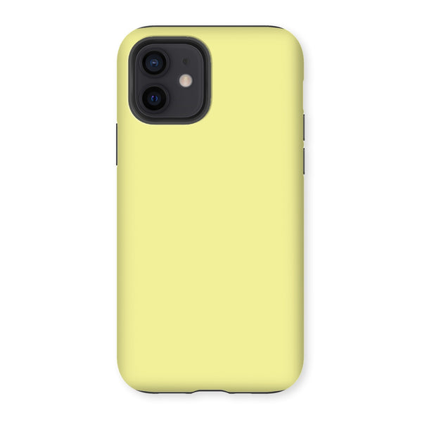 Lemon Yellow Tough Phone Case