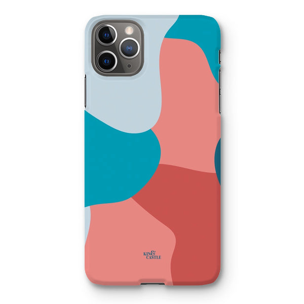 Blue, Red & Pink Abstract Snap Phone Case