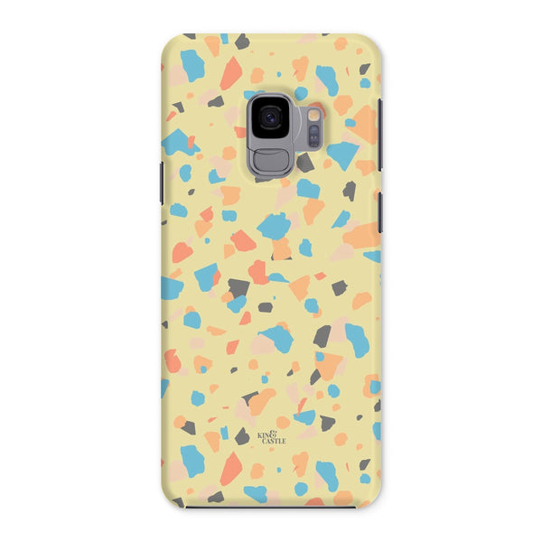 Yellow, Peach & Blue Terrazzo Snap Phone Case