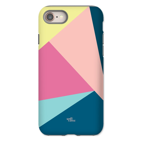 Pastel Triangles Tough Phone Case