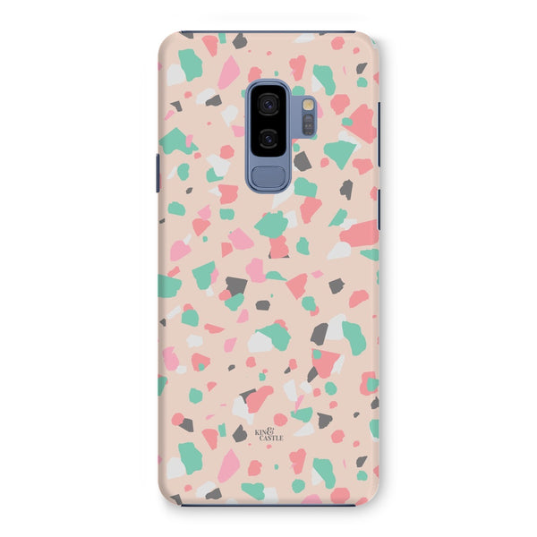 Coral, Pink & Mint Terrazzo Snap Phone Case