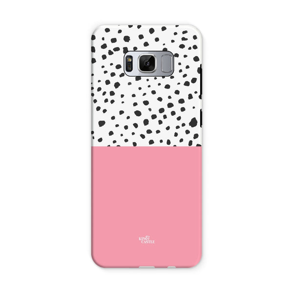 Pink & Graphite Animal Spots Tough Phone Case